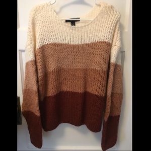 Super cute chunky-knit over-sized sweater